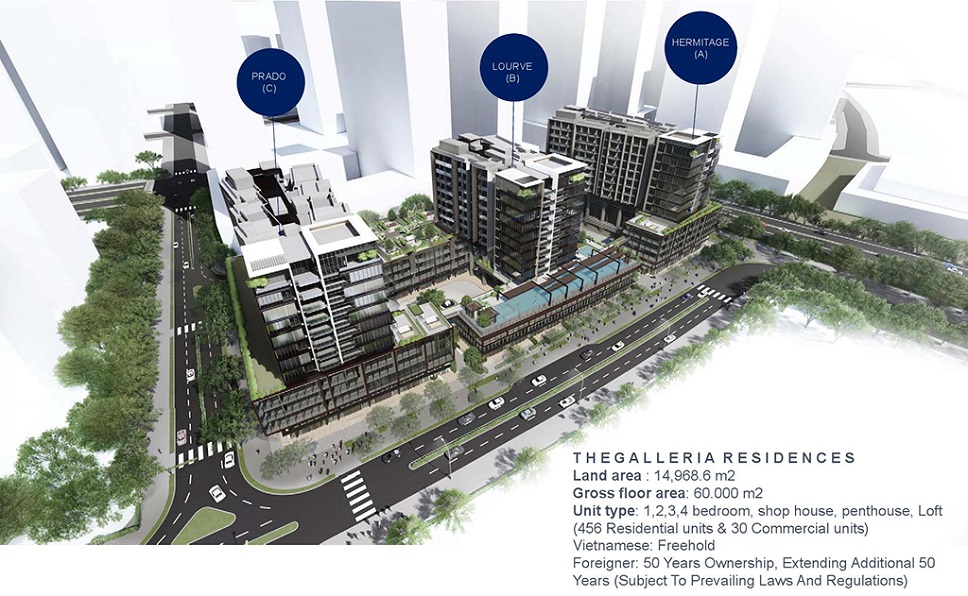 căn hộ the galleria residence tại the metropole thủ thiêm