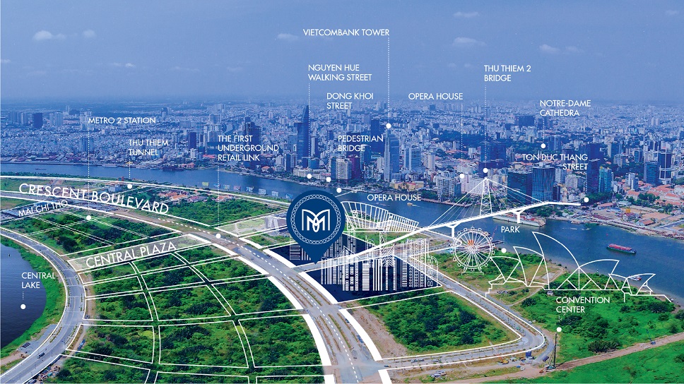 vị trí căn hộ metrôple thu thiem q2