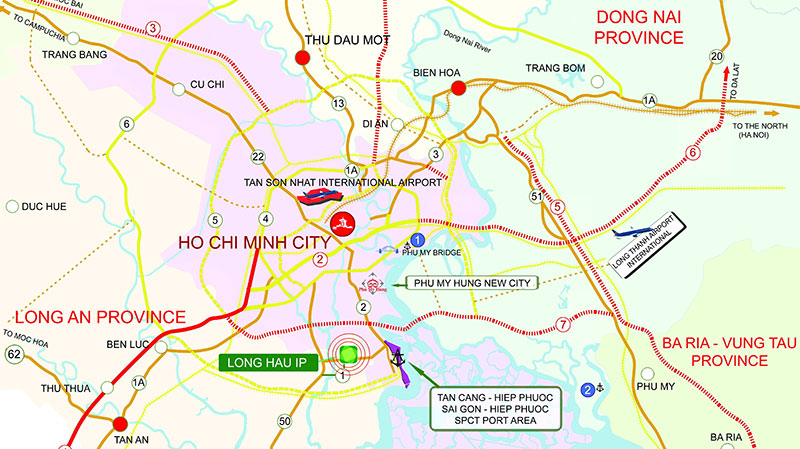 các tuyến cao tốc tại hồ chí minh
