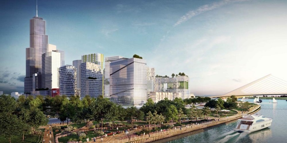 tiện ích ven sông dự án empire city