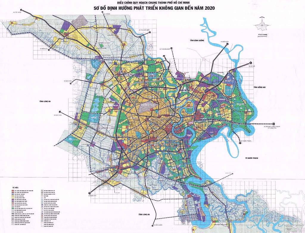 quy hoạch hạ tầng giao thông hồ chí minh đến 2020