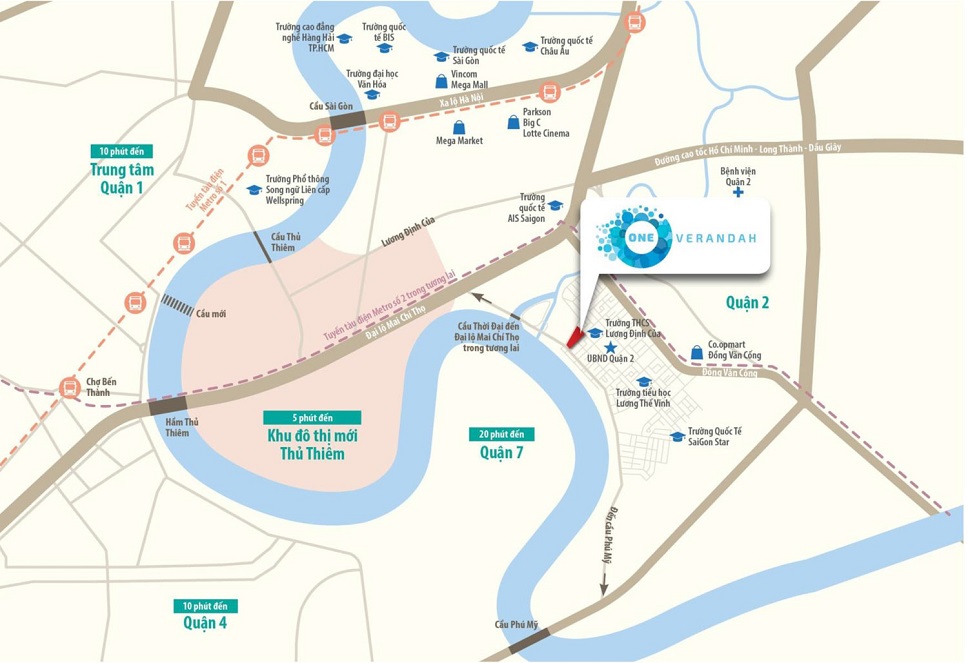 vị trí căn hộ one varendah mapletree